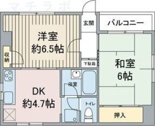 上前津駅 徒歩6分 2階の物件間取画像